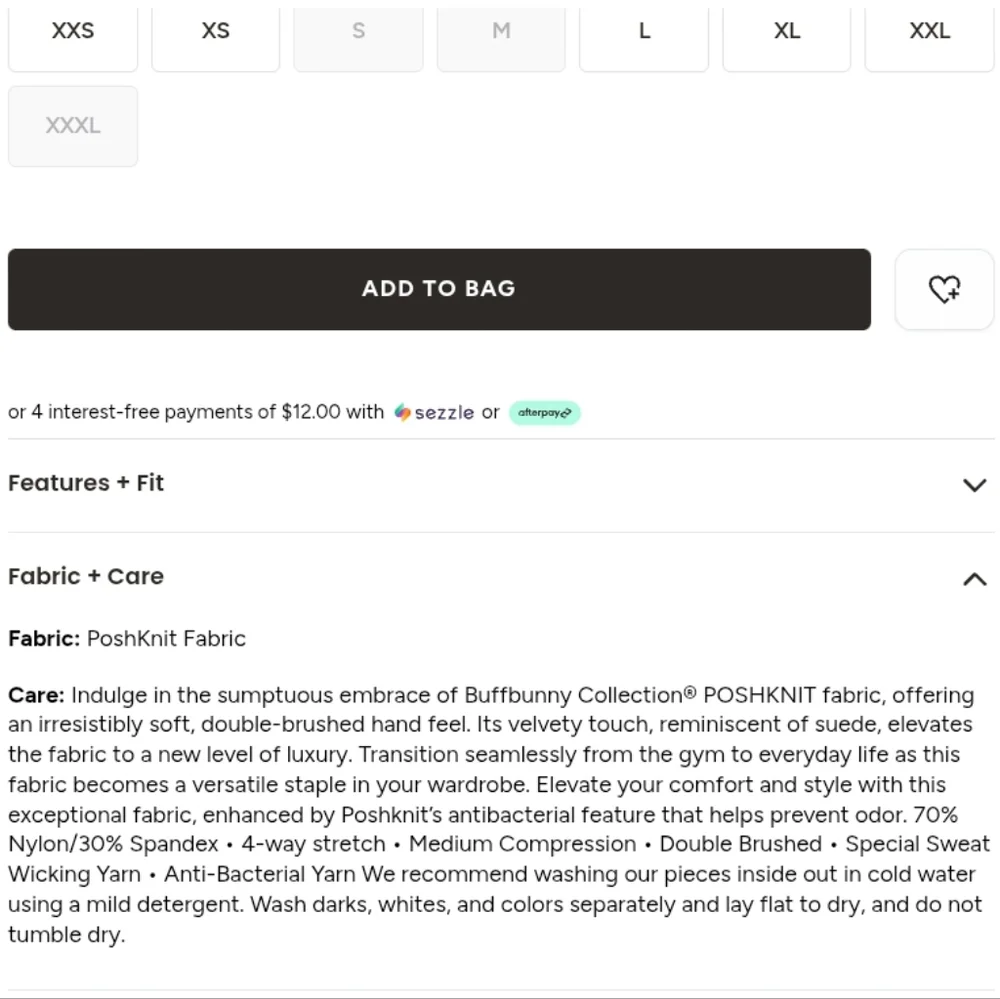 💕Buffbunny Poshnit Hiptank-Azul - Picture 5 of 8